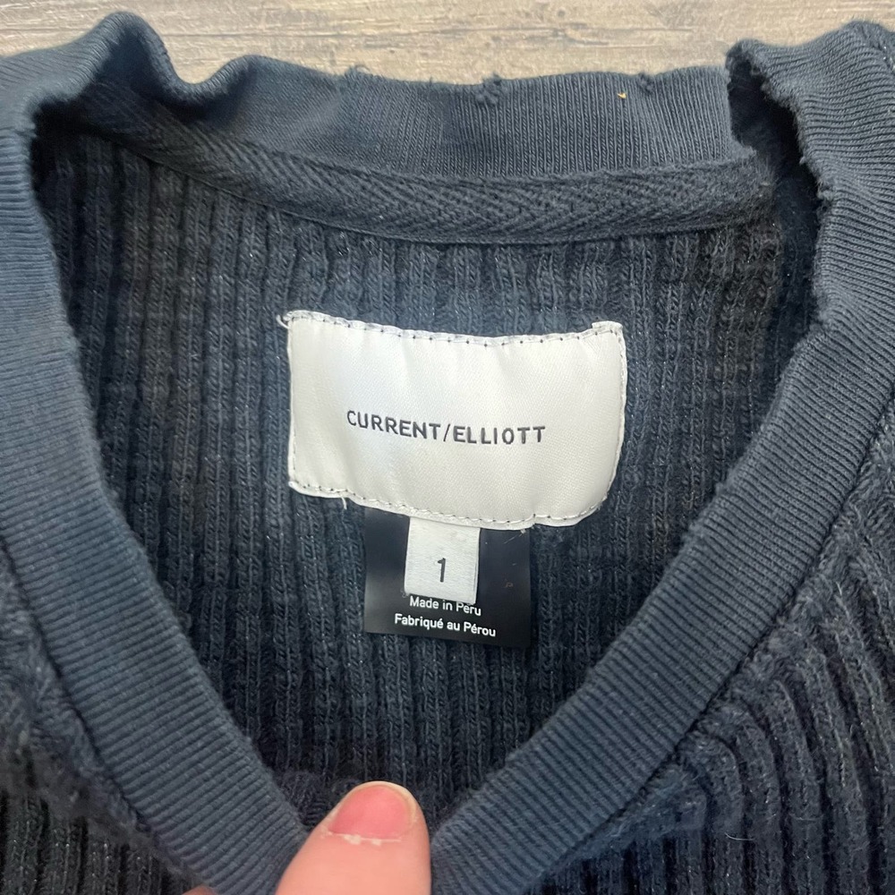 Current/Elliot Cropped Sweater - Picture 2 of 5